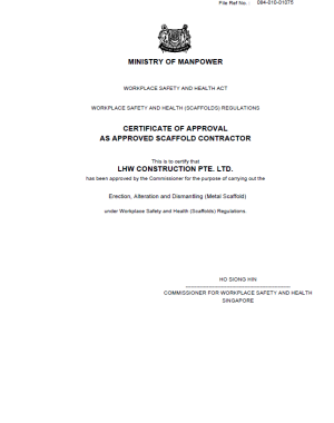 APPROVED SCAFFOLD CONTRACTOR(METAL SCAFFOLD)​